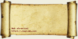 Danica Vidaković vizit kartica